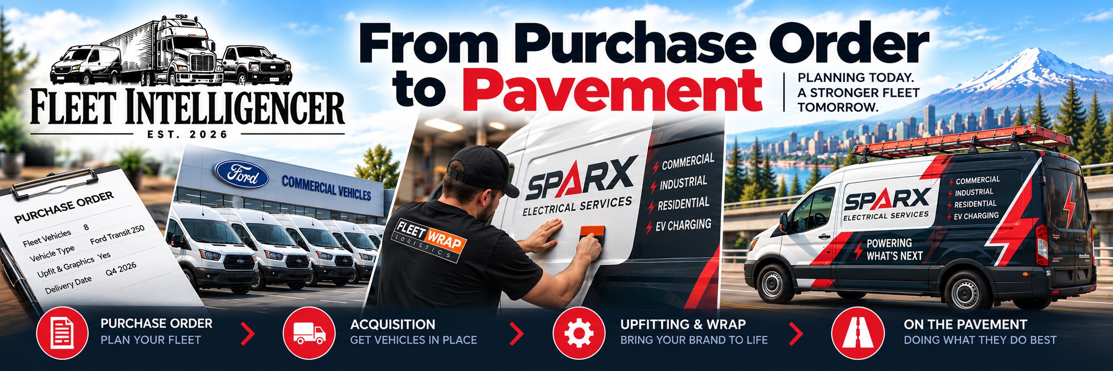 From Purchase Order to Pavement Streamline Your Fleet Branding Vendor