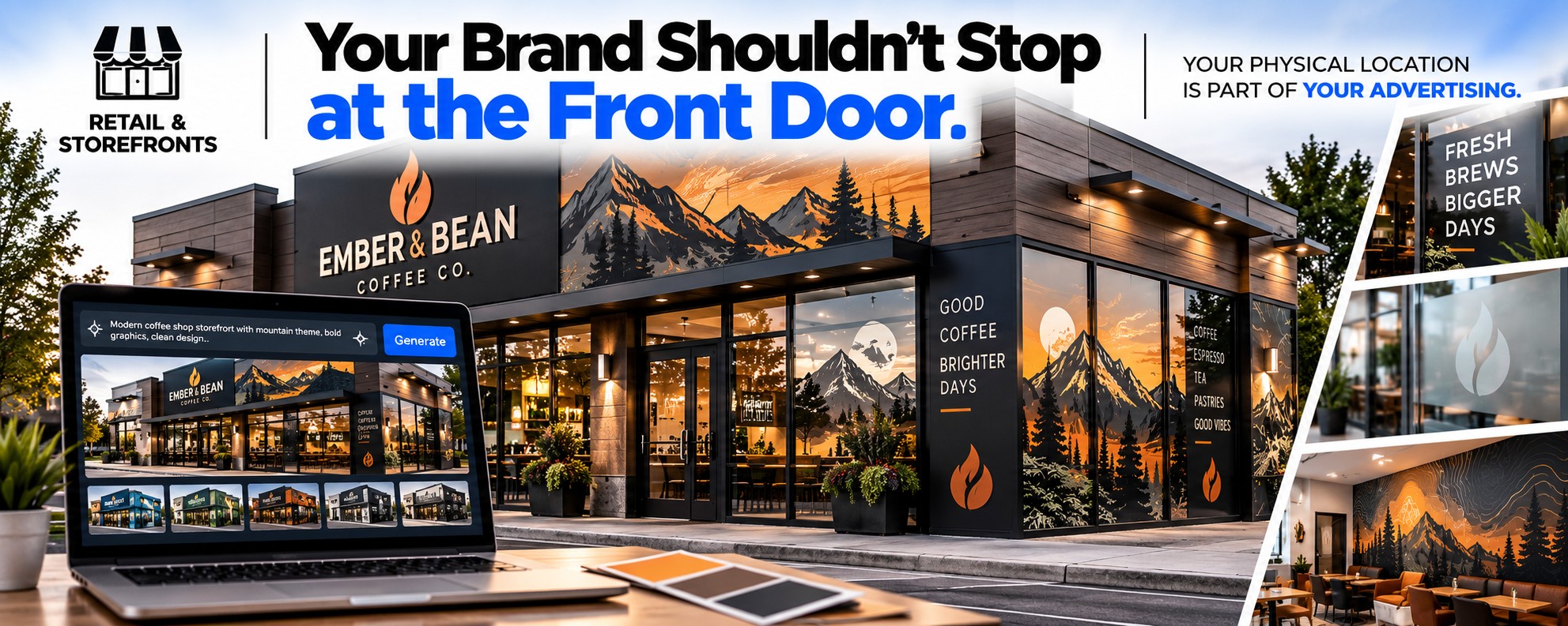 Retail and storefront graphics